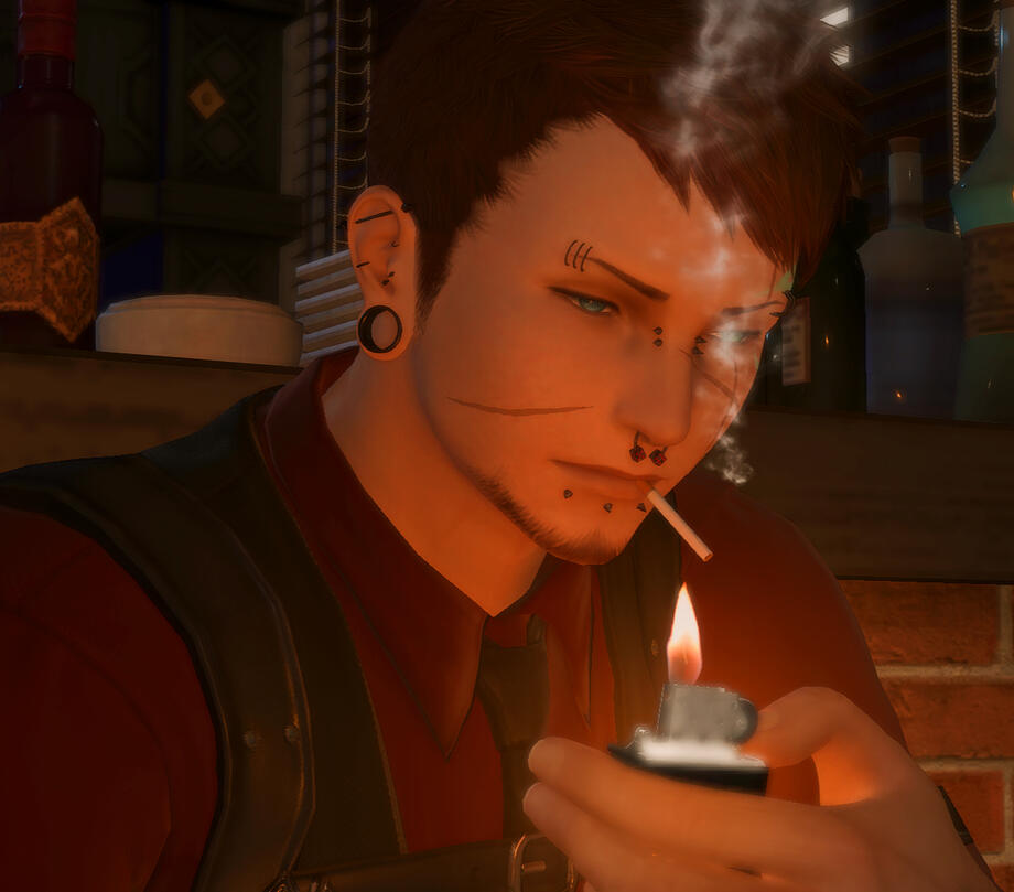 "Siren" TransMasc, He / Him Alt of Ffamran Marwolaeth