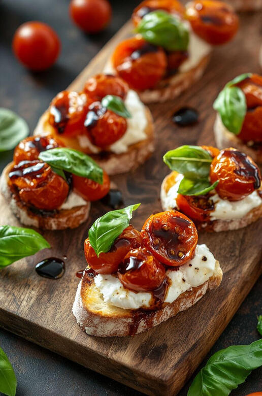 ♥ Balsamic, Basil ♥ ♥ Tomato Bruschetta ♥